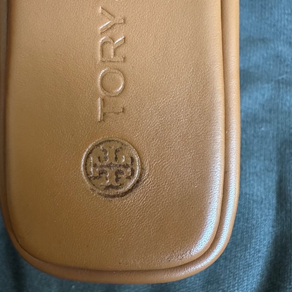 Tory Burch Double Sport Slide Aged Comello/ Gold EUC - Picture 11 of 11